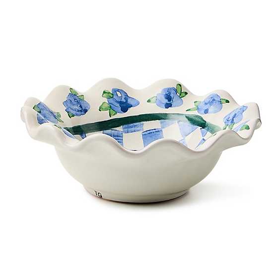 MacKenzie-Childs Unclassified Megan Stokes Fluted Berry Bowl