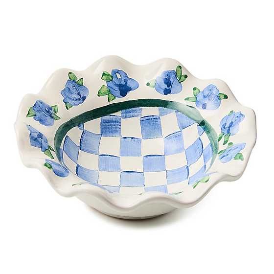MacKenzie-Childs Unclassified Megan Stokes Fluted Berry Bowl