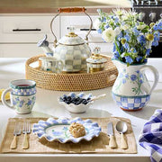 MacKenzie-Childs Unclassified Megan Stokes Fluted Dessert Plate