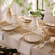 MacKenzie-Childs Unclassified Mocha Check Dinner Plate