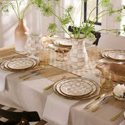 MacKenzie-Childs Unclassified Mocha Check Salad Plate