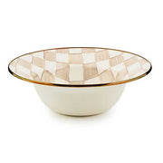 MacKenzie-Childs Unclassified Mocha Check Serving Bowl