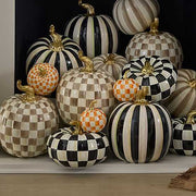MacKenzie-Childs Unclassified Orange Check Mini Pumpkin