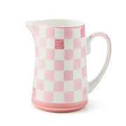 MacKenzie-Childs Unclassified Pink Check Pitcher