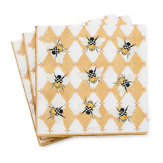 MacKenzie-Childs Unclassified Queen Bee Dinner Paper Napkins