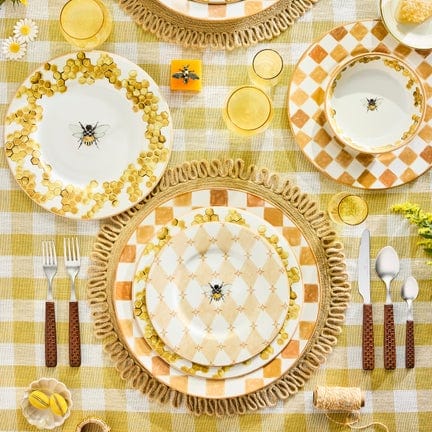 MacKenzie-Childs Unclassified Queen Bee Dinner Plate