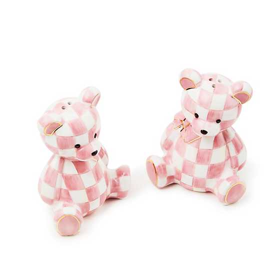 MacKenzie-Childs Unclassified Rosy Bear Salt & Pepper Set