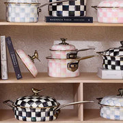 MacKenzie-Childs Unclassified Rosy Check 2.5 Qt. Saucepan