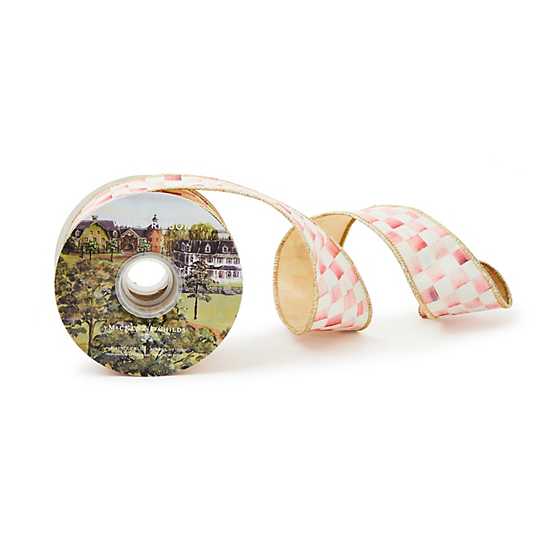 MacKenzie-Childs Unclassified Rosy Check 2" Ribbon