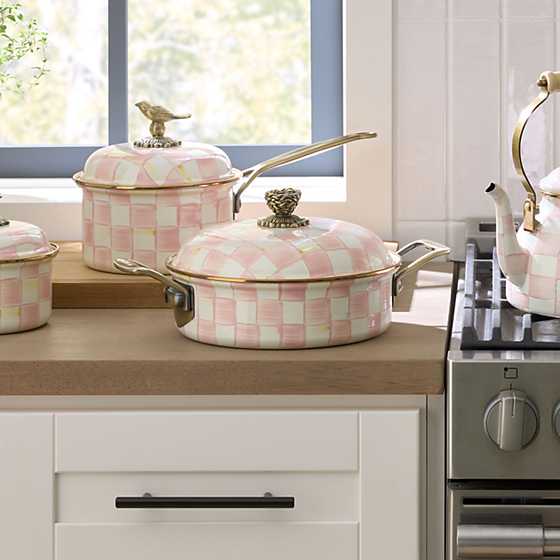 MacKenzie-Childs Unclassified Rosy Check 3 Qt. Casserole