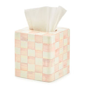 MacKenzie-Childs Unclassified Rosy Check Boutique Tissue Box Cover