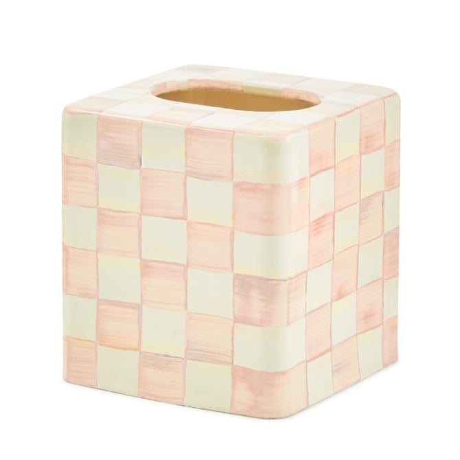 MacKenzie-Childs Unclassified Rosy Check Boutique Tissue Box Cover