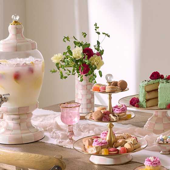 MacKenzie-Childs Unclassified Rosy Check Capiz Small Vase