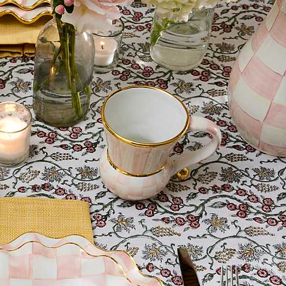 MacKenzie-Childs Unclassified Rosy Check Ceramic Mug