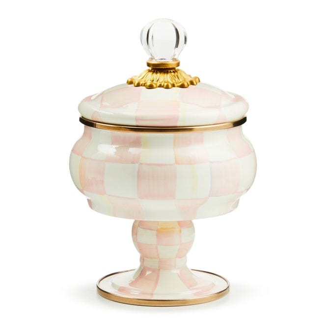MacKenzie-Childs Unclassified Rosy Check Curiosity Pot