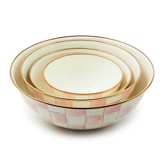 MacKenzie-Childs Unclassified Rosy Check Large Everyday Bowl