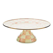 MacKenzie-Childs Unclassified Rosy Check Large Pedestal Platter