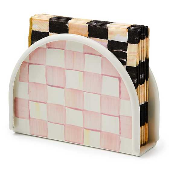 MacKenzie-Childs Unclassified Rosy Check Napkin Holder