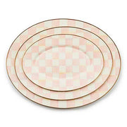 MacKenzie-Childs Unclassified Rosy Check Small Oval Platter