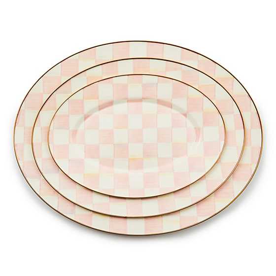 MacKenzie-Childs Unclassified Rosy Check Small Oval Platter