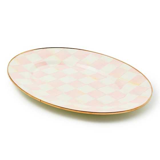 MacKenzie-Childs Unclassified Rosy Check Small Oval Platter