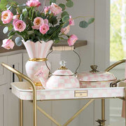 MacKenzie-Childs Unclassified Rosy Check Whistling Tea Kettle