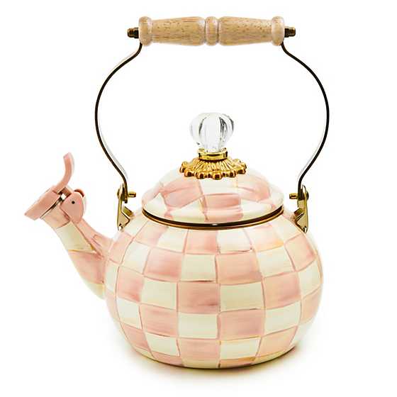 MacKenzie-Childs Unclassified Rosy Check Whistling Tea Kettle