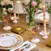 MacKenzie-Childs Unclassified Rosy Check Wine Glass