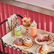 MacKenzie-Childs Unclassified Rosy Check Wine Glass