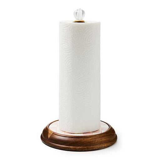 MacKenzie-Childs Unclassified Rosy Check Wood Paper Towel Holder