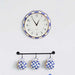 MacKenzie-Childs Unclassified Royal Check School Wall Clock