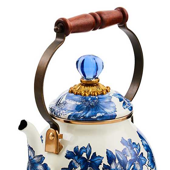 MacKenzie-Childs Unclassified Royal English Garden 2 Quart Tea Kettle