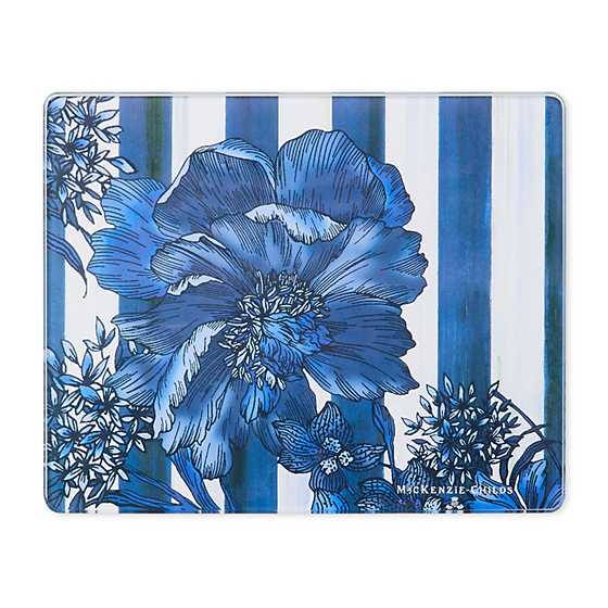 MacKenzie-Childs Unclassified Royal English Garden Glass Cutting Board, Set of 2