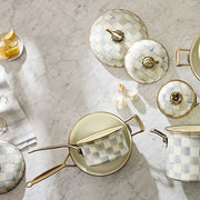 MacKenzie-Childs Unclassified Sterling Check 3 Qt. Saute Pan