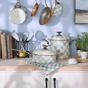MacKenzie-Childs Unclassified Sterling Check 3 Qt. Saute Pan