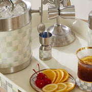 MacKenzie-Childs Unclassified Sterling Check 3260 Jigger