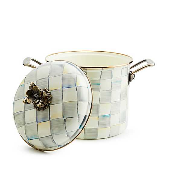 MacKenzie-Childs Unclassified Sterling Check 7 Qt. Stockpot