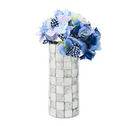 MacKenzie-Childs Unclassified Sterling Check Capiz Small Vase