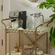 MacKenzie-Childs Unclassified Sterling Check Ceramic Travel Cup