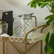 MacKenzie-Childs Unclassified Sterling Check Coffee Carafe