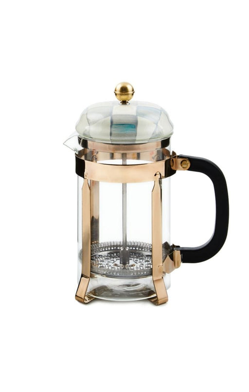 MacKenzie-Childs Unclassified Sterling Check French Press