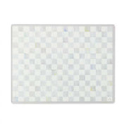 MacKenzie-Childs Unclassified Sterling Check Glass Cutting Board, Set of 2