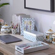 MacKenzie-Childs Unclassified Sterling Check Lacquer 4" x 6" Frame