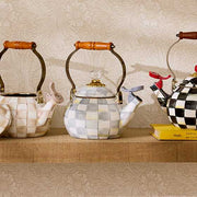 MacKenzie-Childs Unclassified Sterling Check Whistling Tea Kettle
