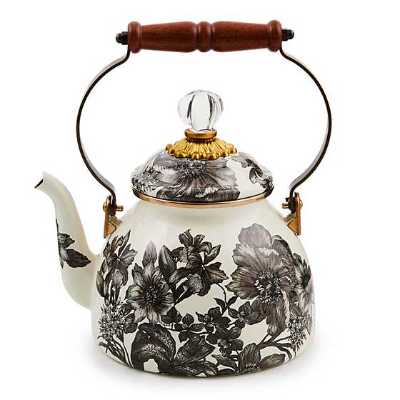 MacKenzie-Childs Unclassified Sterling English Garden 2 Quart Tea Kettle