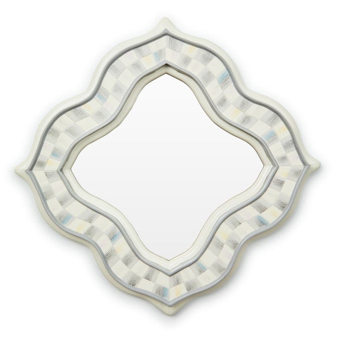 MacKenzie-Childs Unclassified Sterling Quatriflower Small Wall Mirror