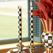 MacKenzie-Childs Unclassified Taper beeswax candle - Black/Cream Check