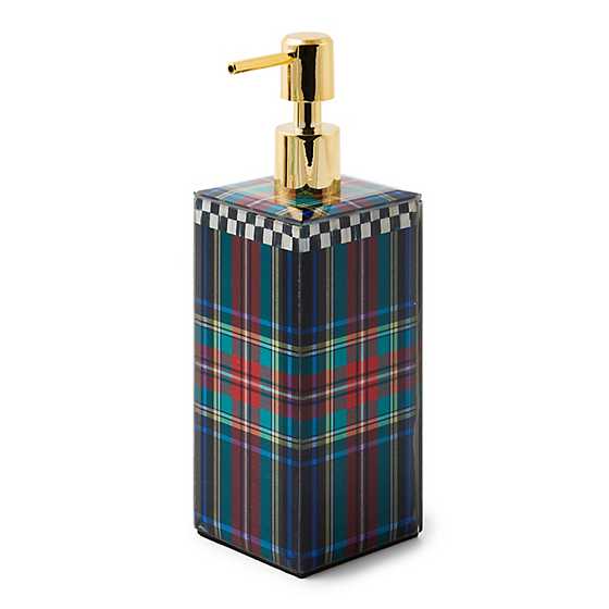 MacKenzie-Childs Unclassified Tartan Black Soap Pump