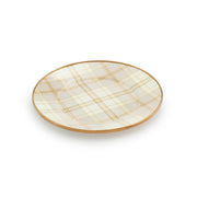 MacKenzie-Childs Unclassified Tartan Latte Salad Plate