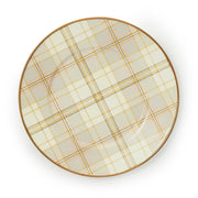 MacKenzie-Childs Unclassified Tartan Latte Salad Plate